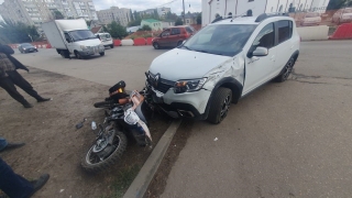 На Огородной автоледи не пропустила мотоцикл. Двое подростков в больнице