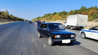На окраине Саратова не поделили дорогу "Калина" и "семерка"
