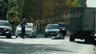 В Балакове водитель кроссовера сбила на переходе женщину