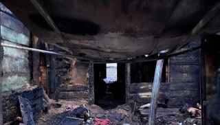 В Саратове на пожаре погиб пенсионер