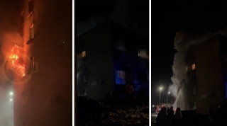 В Балакове горела пятиэтажка. Эвакуировано почти 50 человек
