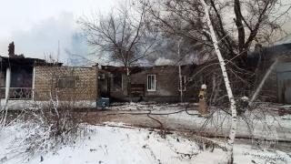 В Саратовской области сгорело здание пенсионного фонда