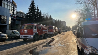На вызов в саратовское кафе приехали 10 пожарных машин