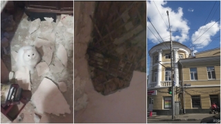 В "Доме Корнилова" пенсионерку едва не покалечил рухнувший потолок