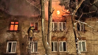 В Саратове на пожаре в двухэтажке погиб 62-летний мужчина