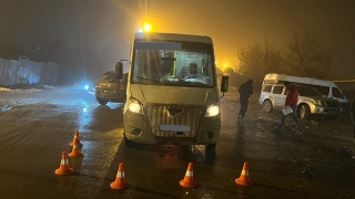 В Ленинском районе маршрутка сбила пешехода