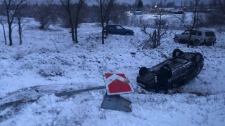 Под Энгельсом женщина не удержала свою "Калину" и оказалась в больнице
