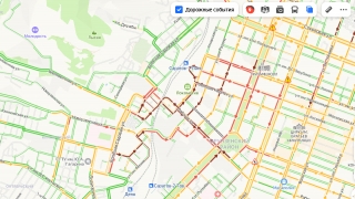 Саратовцы едут на работу и учебу по девятибалльным пробкам