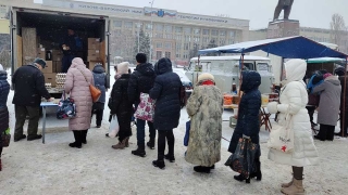 На Театральную площадь вышло больше саратовских птицефабрик