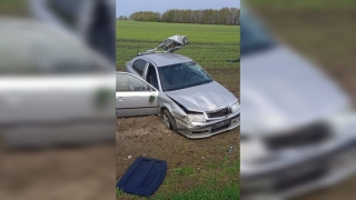 Водитель "Шкоды" вылетел в кювет и оказался в больнице
