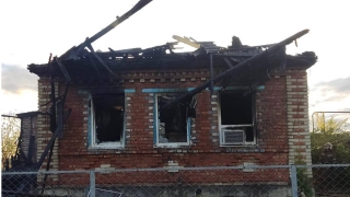 Под Балаковом полностью сгорел частный дом