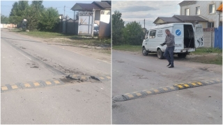 Разрушенный экскаватором "полицейский" в Поливановке восстановили за два часа