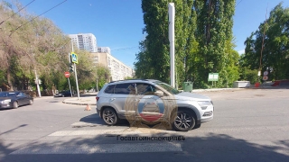 В центре Саратова 82-летний водитель кроссовера сбил женщину