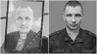 СВО. Земляки простились с Александром Семенихиным и Дмитрием Сергушкиным