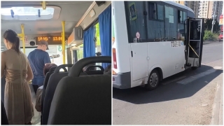 Жара. Саратовцев везут маршрутки с открытыми дверьми
