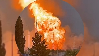 Под Саратовом горит газопровод