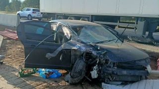 На саратовской трассе в ДТП с фурой пострадали два ребенка