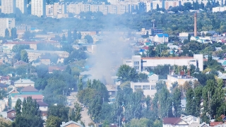 В доме на Вольской горела крыша