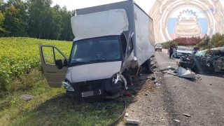 Под Саратовом в массовой аварии с фурой пострадал один из водителей