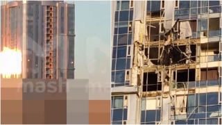 Саратовская область атакована беспилотниками. Повреждена высотка у моста