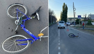 "Патриот" сбил в райцентре школьницу на велосипеде