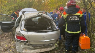 В Заводском районе опрокинулся "Опель". Двое в больнице