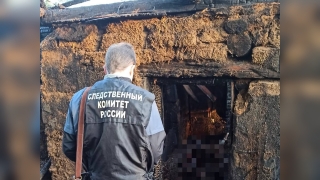 На ночном пожаре в саратовском райцентре погибла женщина