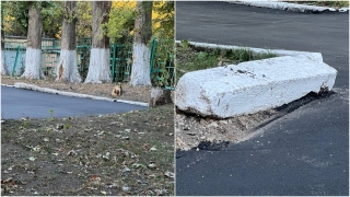 Саратовцы возмущены профанацией ремонта школьного двора