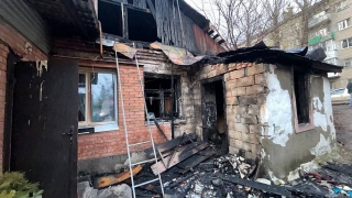 На Южной в горящем частном доме погиб мужчина