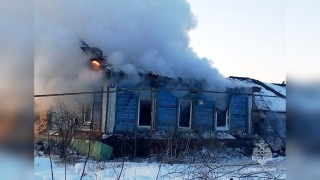 В Аткарском районе сгорел частный дом