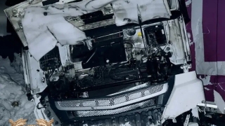 На саратовской трассе фура вылетела в кювет. Водитель в больнице