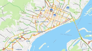 Утро вторника саратовцы коротают в 10-балльных пробках