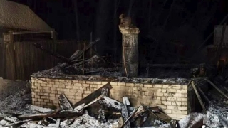 Под Хвалынском при пожаре в частном доме погибла женщина