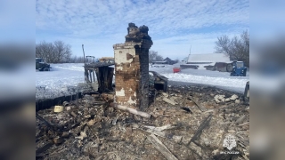 Перекал печи привел к пожару в частном доме и гибели пенсионера