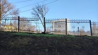 В Саратове компания пьяной молодежи протаранила на машине ограду храма