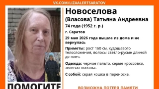 В Саратове ищут дезориентированную пенсионерку с серой кошкой