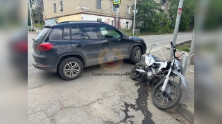 На 2-й Дачной в аварии пострадал юный питбайкер
