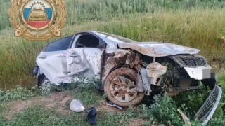 В Вольском районе мужчина пострадал при опрокидывании автомобиля