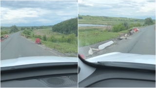 Саратовские автомобилисты: "На трассе обвалилась часть дороги"
