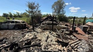 В саратовском селе сгорел дом, гараж и два автомобиля