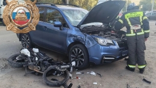В Саратовской области в авариях с мототранспортом пострадали три водителя