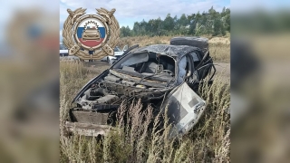 Под Балтаем в опрокинувшейся машине погиб водитель
