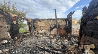 На окраине Саратова на пожаре погиб курильщик