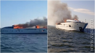 Пожар на элитной яхте. С владельца судна взыщут ущерб саратовскому участку Волги