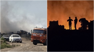 Пожар на полигоне. Санврачи заявили о загрязнении воздуха в Красноармейске