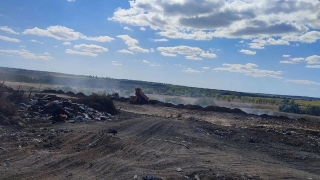ГУ МЧС: пожар на мусорном полигоне в Красноармейске потушен