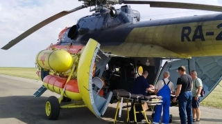 Санавиация доставила в Саратов упавшего с дивана шестимесячного малыша