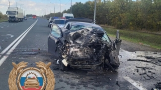 В аварии возле Чардыма погиб пожилой водитель премиального кроссовера