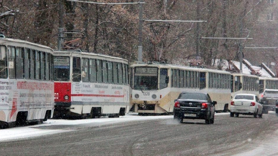 В Саратове остановились трамваи популярных маршрутов