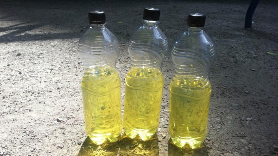 Саратовец попал в больницу после взрыва бутылки с бензином
